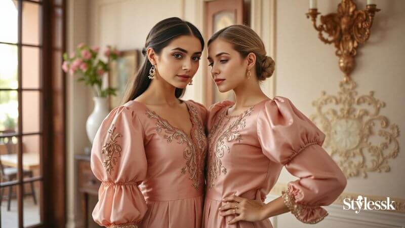 Conclusion puff sleeve blouse design