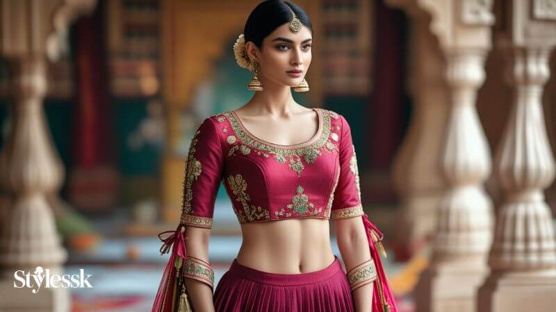 Angrakha-Style Princess Cut – Fusion Appeal 