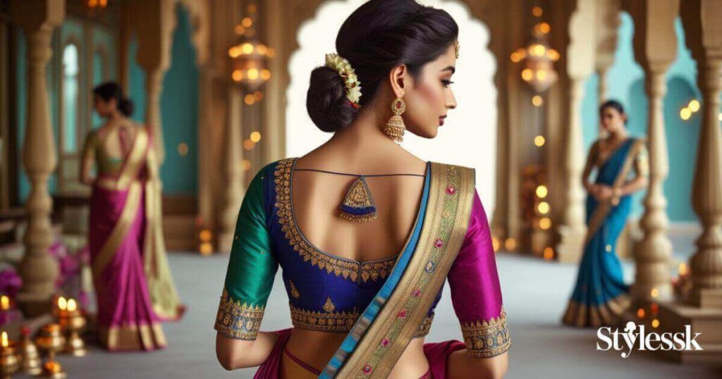 Back Neck Designs for Marathi Blouses