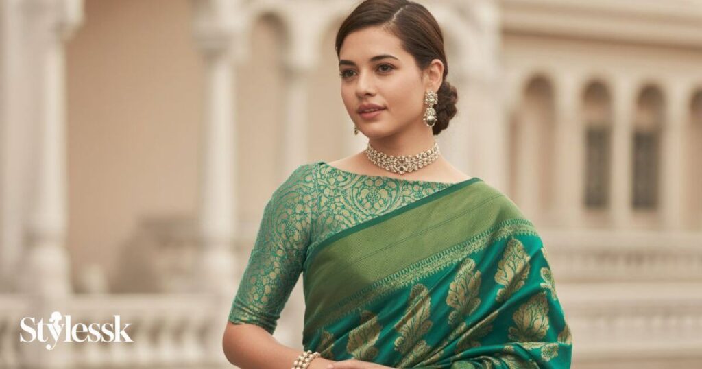 Banarasi & Pattu Silk Saree Blouse Designs 