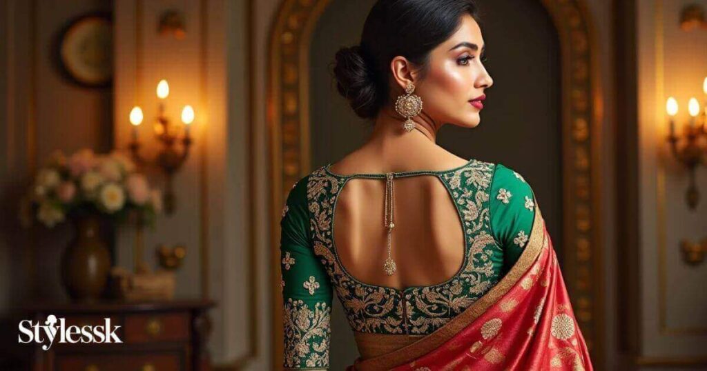 Banarasi Blouse Back Design Ideas 