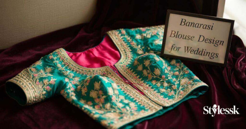 Banarasi Blouse Design for Weddings
