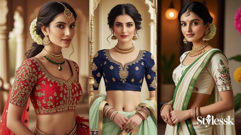 Bandhani Blouse Styles by Occasion 