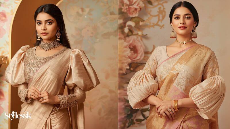  Bishop Blouse Sleeves Designs