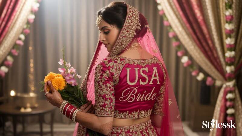 Case Study: A USA Bride’s Experience with a Bridal Name Blouse