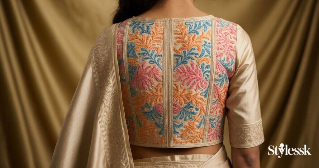 Cotton Blouse Back Designs to Elevate Your Look 
