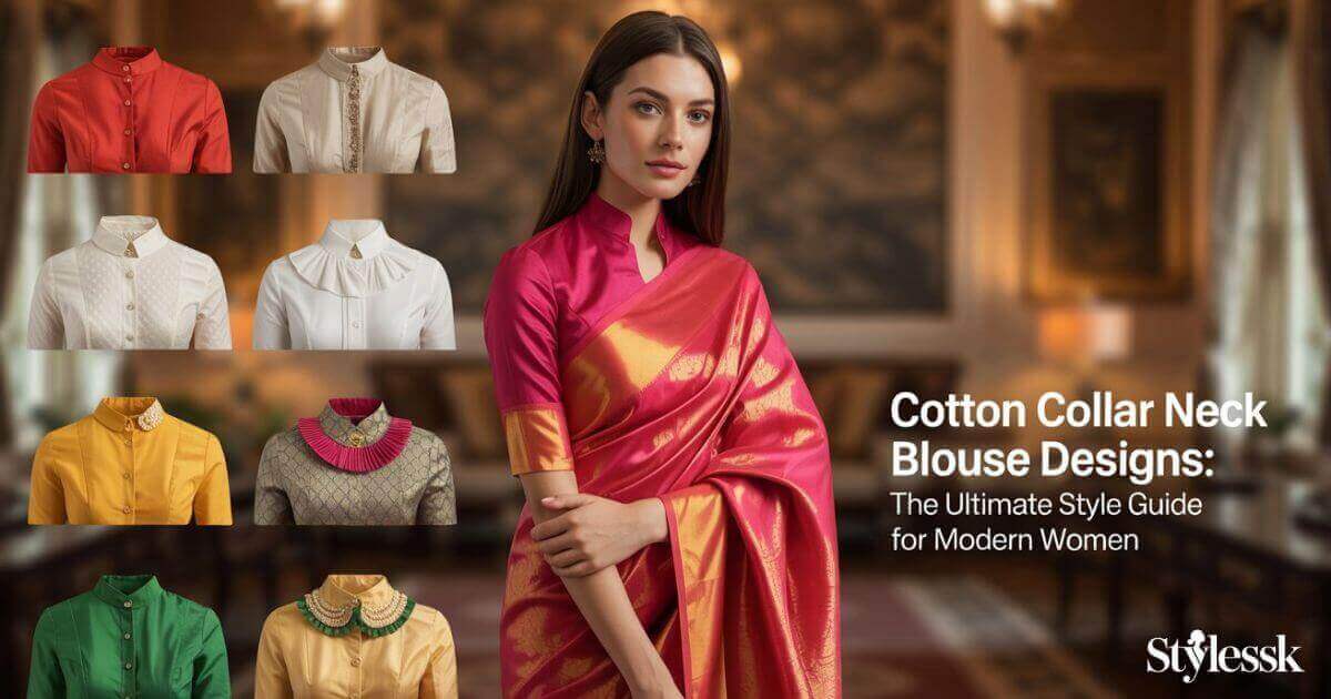 Cotton Collar Neck Blouse Designs: The Ultimate Style Guide for Modern Women 2025