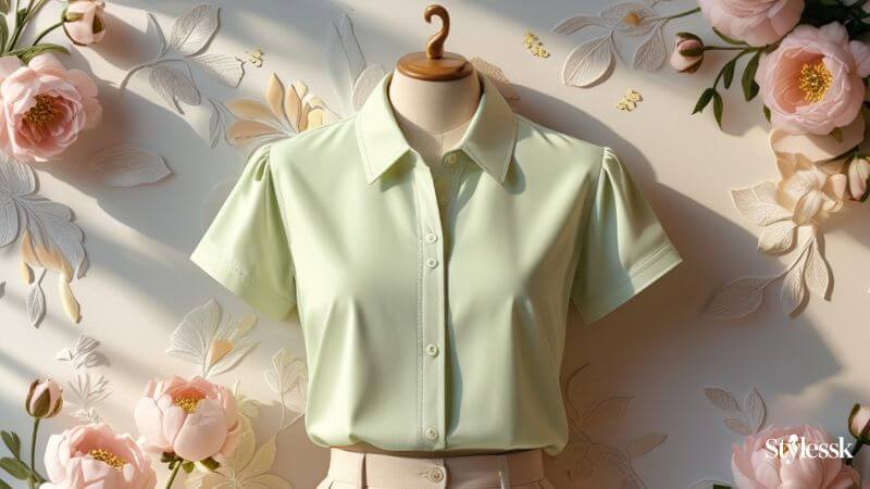 Cotton Collar Neck Blouse Designs