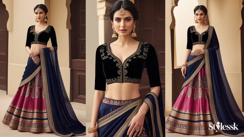 Designer Neck Blouse 