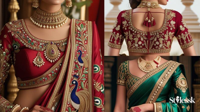 Designer South Indian Blouse Designs for Weddings