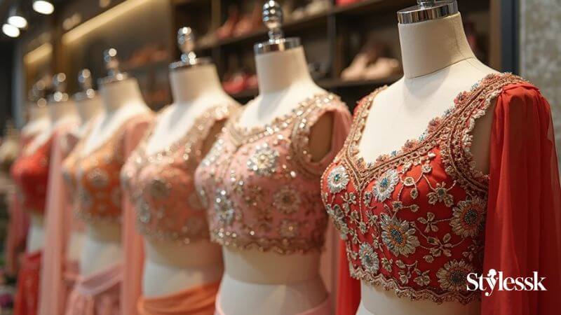 Embellished Georgette Blouse Designs 