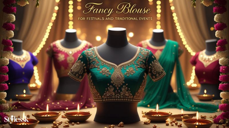 Fancy Blouse for Festivals and Traditional Events