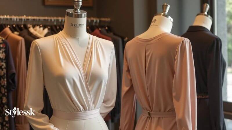Front & Back Neckline Variations in Full Sleeve Blouses 