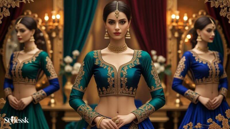 Full Sleeve Blouse Designs for a Royal Look