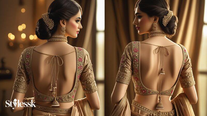 Hot Backless Blouse Designs