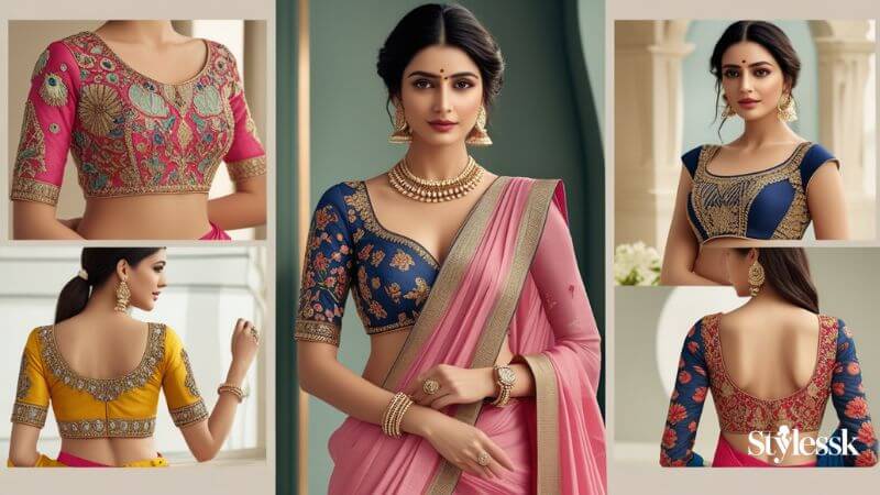 How to Choose the Perfect Half Saree Blouse Design? 