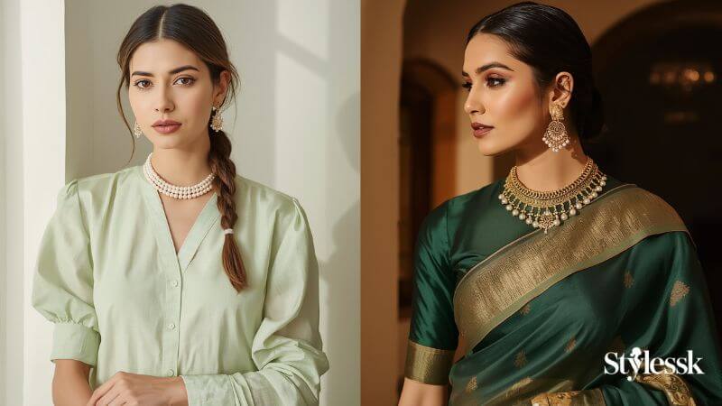 How to Wear Green Blouses for Day vs Night Occasions 