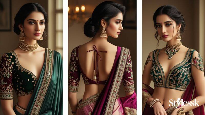 Introduction to Deep & Hot Blouse Neck Blouse Trends