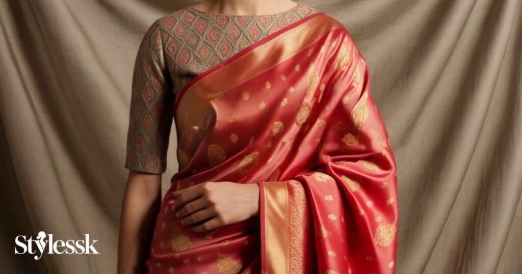 Latest Silk Saree Blouse Design Trends (2025 Edition)