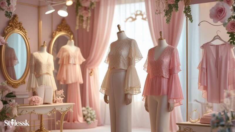 Layered & Bell Sleeve Fancy Blouse Ideas