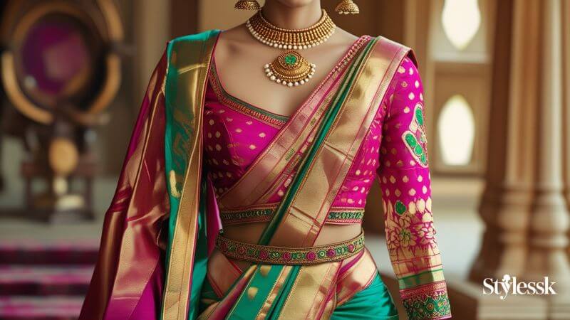 Long Astin Blouse Designs – Evergreen South Indian Style