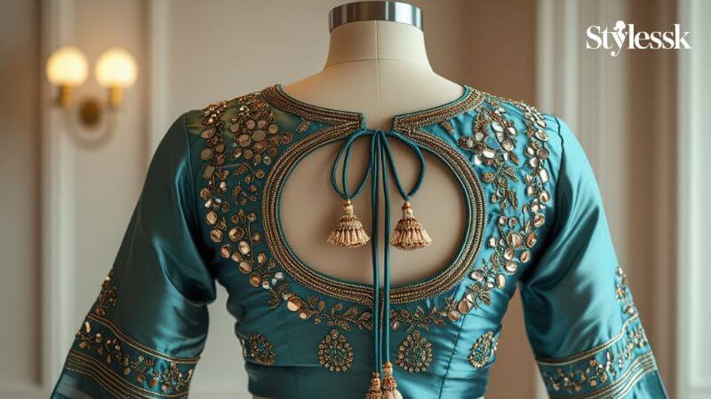 Mirror Work Dori Blouse 