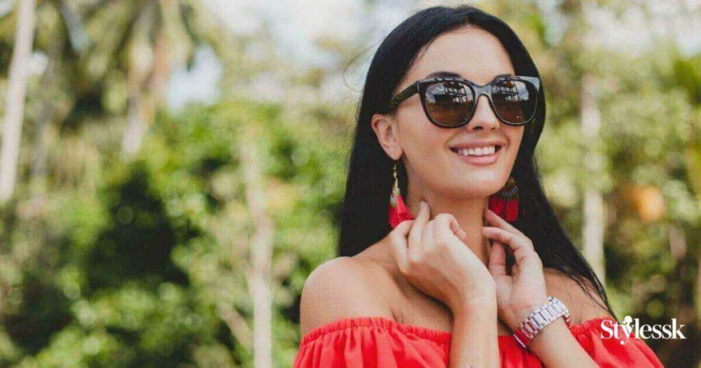 Off-Shoulder  Blouse Sleeves Designs 