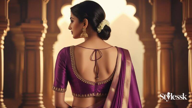 Open Back Princess Cut Blouse – Bold & Sensua