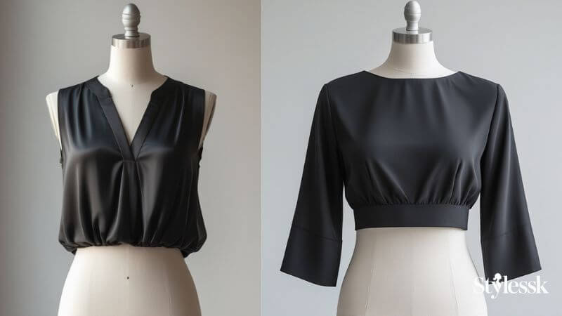 Plain Black Blouse 