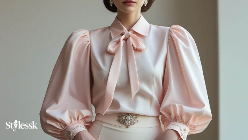 Puff Sleeve Full Blouse Designs – Retro Comeback