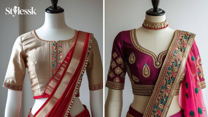 Ready-Made vs Custom Tailored Border Blouses
