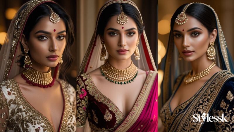 Real Brides Rocking Hot & Deep Neck Blouses