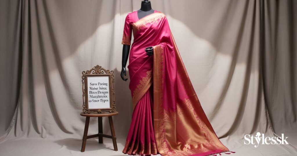 Saree Pairing Blouse Ideas – Matching Blouse Back Designs to Saree Types 