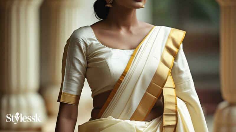 Simple and Minimalistic Kerala Blouse Styles