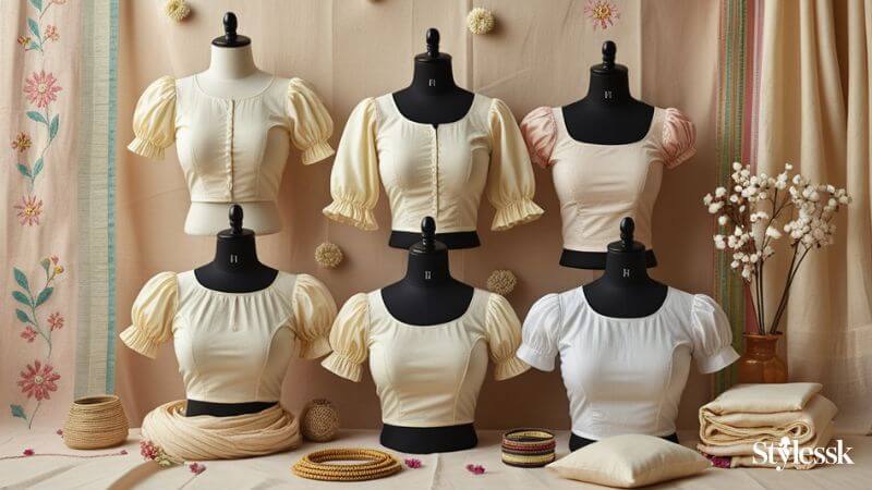 Sleeve Styles in Cotton Blouses 