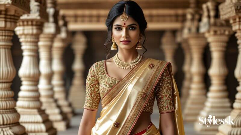 Styling Tips for Pairing Blouses with Kerala Sarees