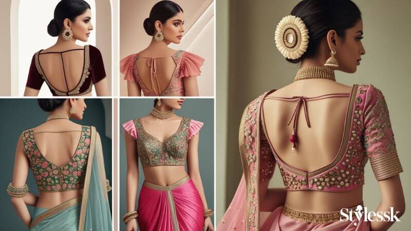 Stylish Blouse Back Design Patterns