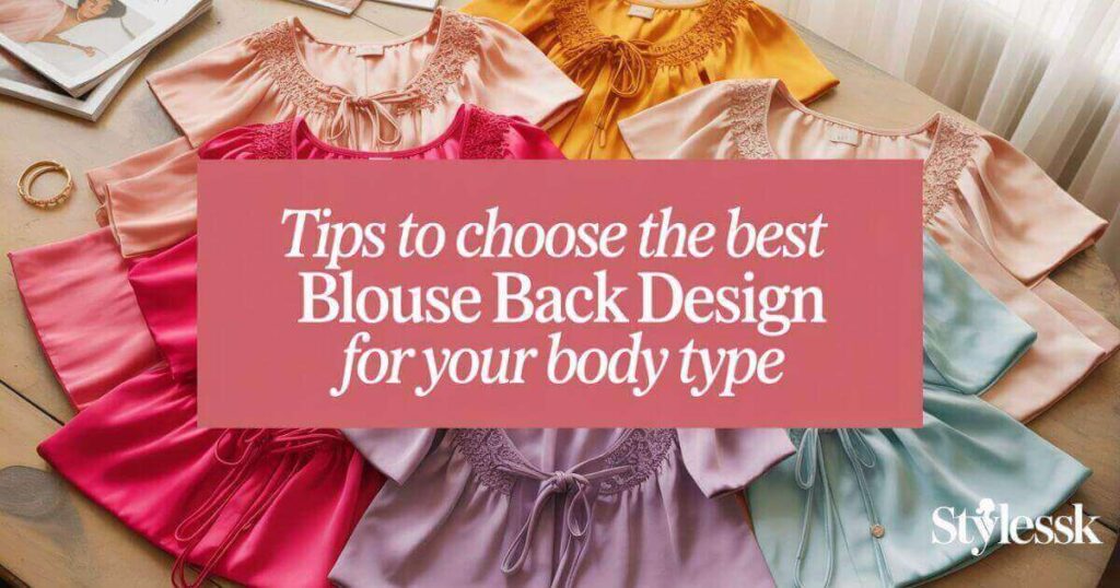 Tips to Choose the Best Blouse Back Design for Your Body Type