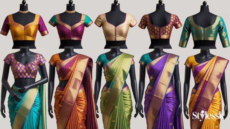 Tips to Choose the Perfect Blouse for Your Kanjivaram Saree Blouse 