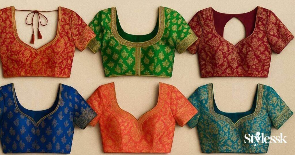 Trending Banarasi Blouse Neck Designs for 2025 