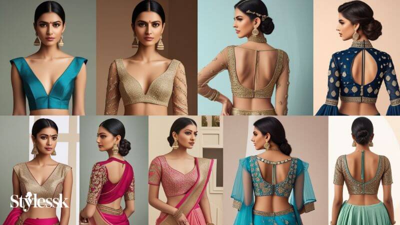 Trending Blouse Neck Designs 2025
