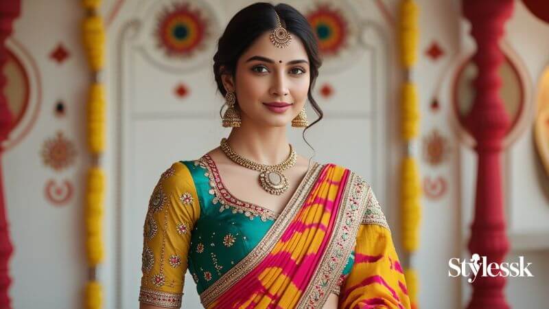 Types of Bandhani Blouses (Based on Cut & Style)