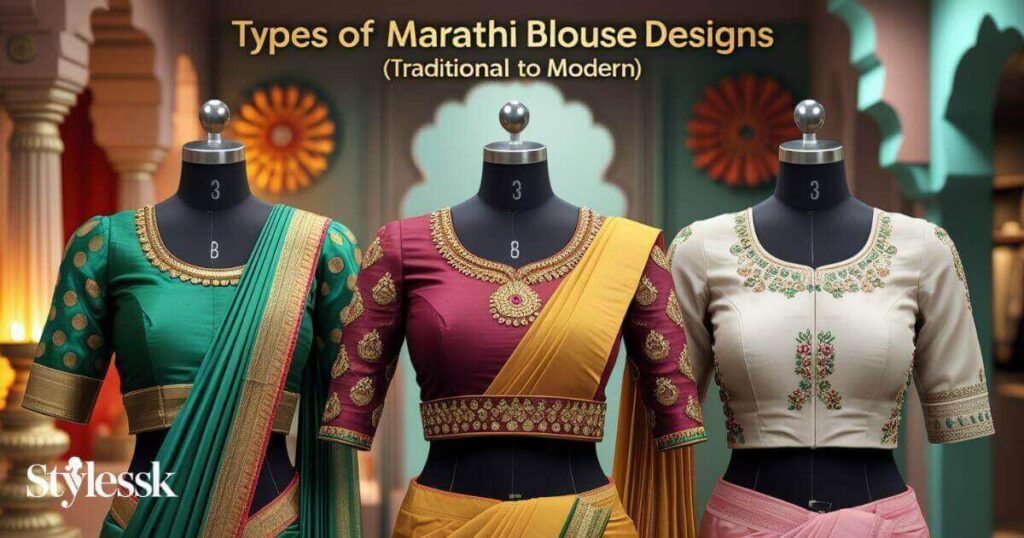 Types of Marathi Blouse Designs (Traditional to Modern) 