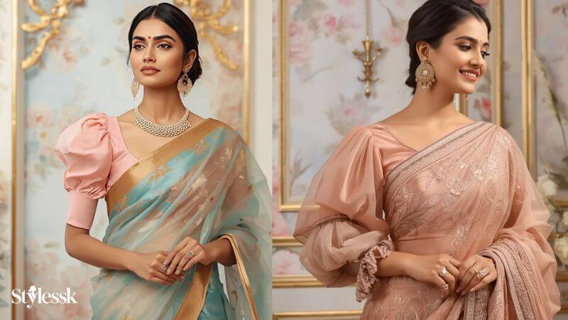 What Are Fancy and Unique Blouse Sleeves Designs?