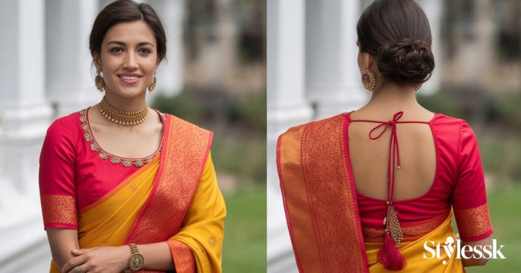 What is a Boat Neck Blouse? 
