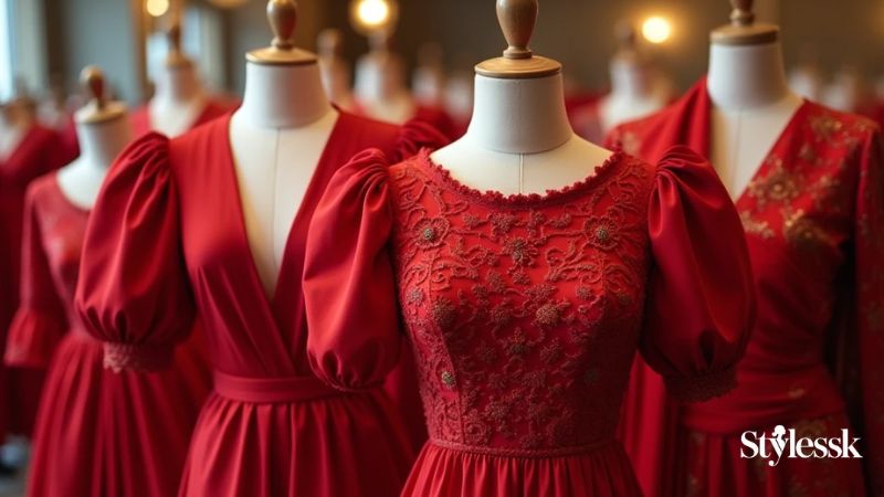 Where to Shop Online for the Best Red Blouses 