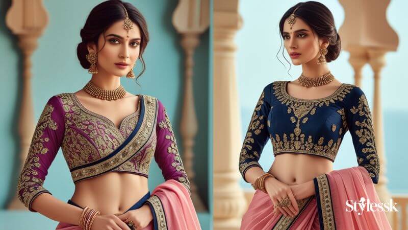 Why Full Sleeve Blouse Designs Are Back in Trend 