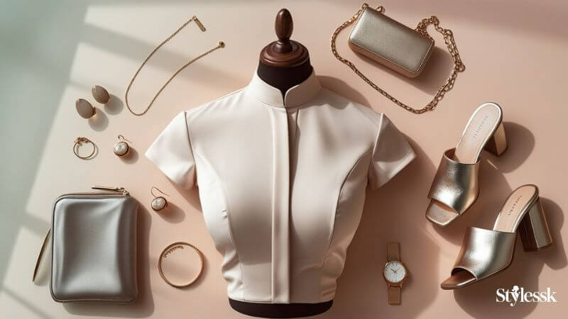 Accessories That Complement a Formal Saree Blouse