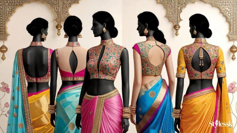  (Back Neck Designs): Blouse Ke Piche Gale Ki Design