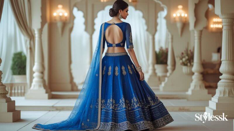 Backless Lehenga Blouse Designs That Turn Heads 